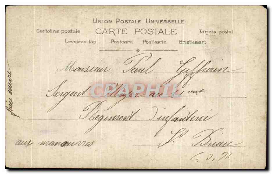 Une idylle à Rome — éditeur E.I.P. n° 1174 — Verso