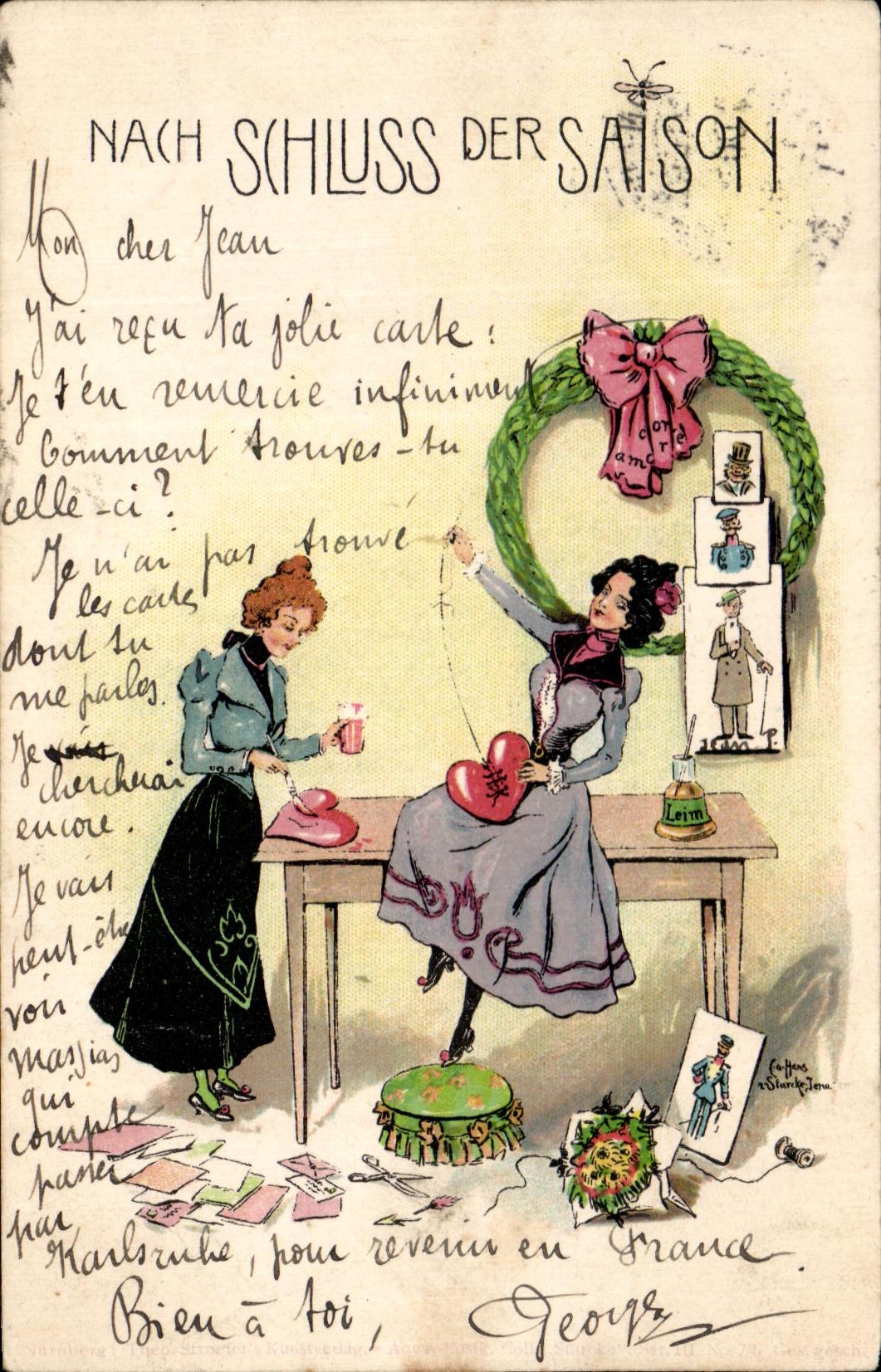Fête de la fin de saison — Coiffure et décorations — Coiffure & Stahl, n° 123