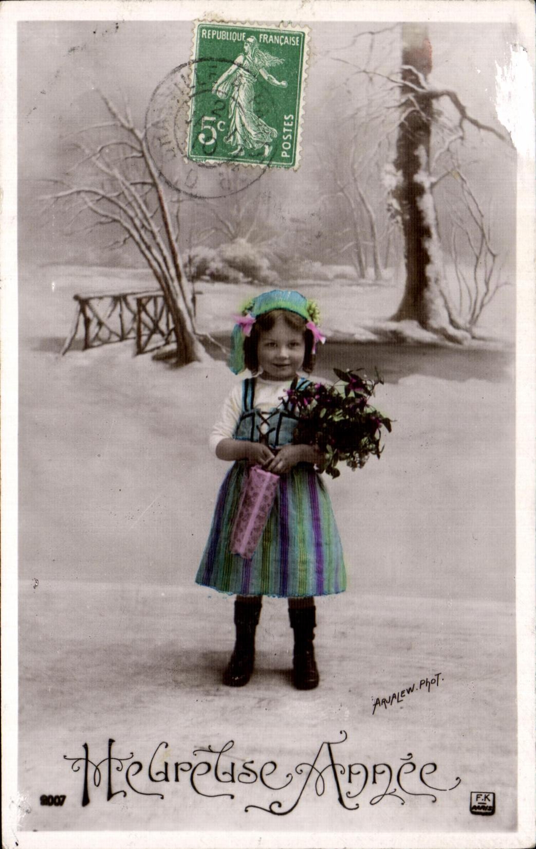 CPA Fantaisie Enfant Bonne Fete