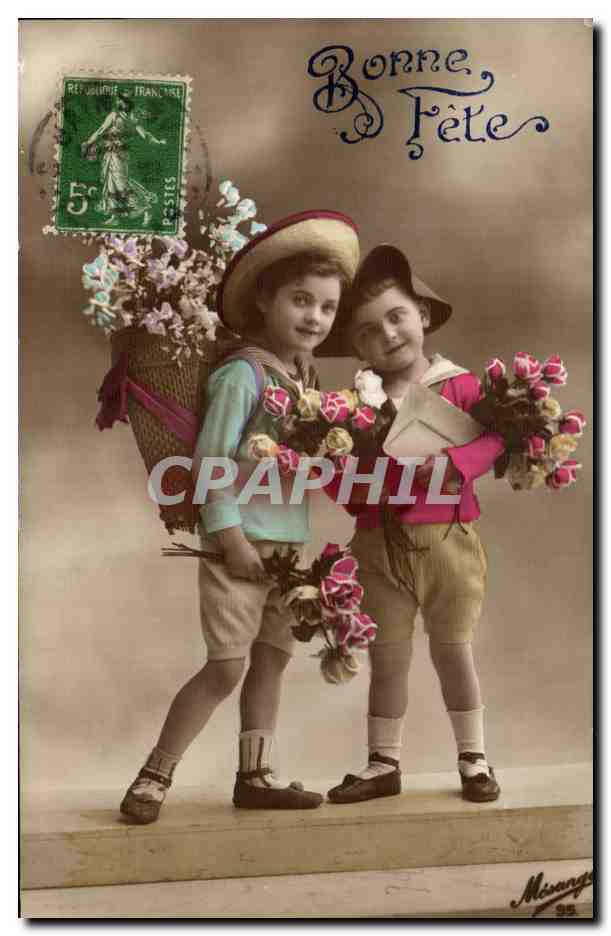 CPA Fantaisie Enfants Garcons