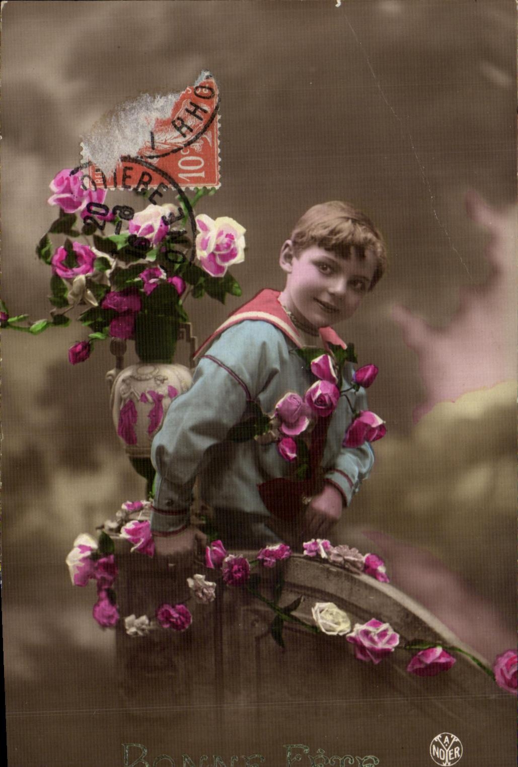 CPA Fantaisie Enfant Garcon Bonne Fete