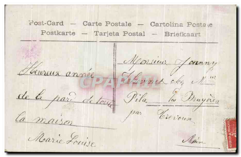 CPA Fantaisie Enfants — Verso