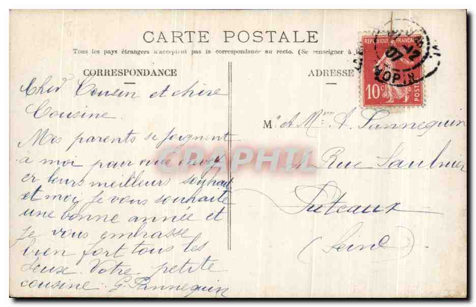 CPA Fantaisie Enfant Bebe  — Verso