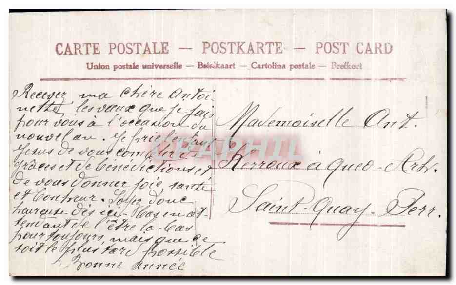 CPA Fantaisie Enfant Bebe — Verso