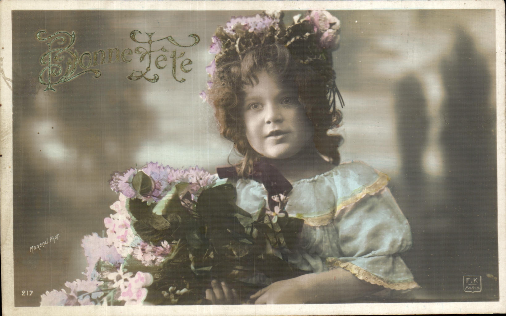 CPA Fantaisie Enfant Bonne Fete