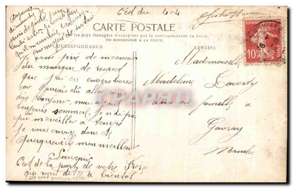 CPA Fantaisie Enfant Bonne Fete — Verso