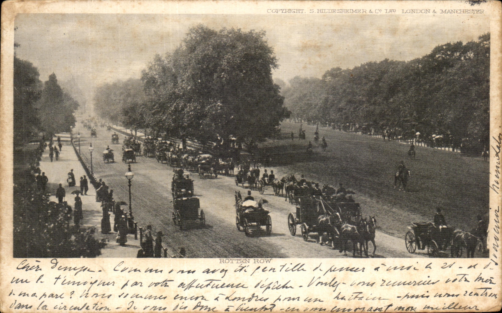 CPA Rothen Row London Chevaux 