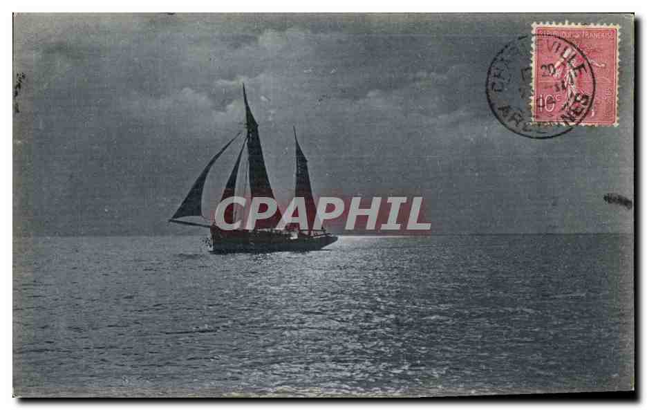 Bateau à voile — Mer — Éditeur inconnu, série 488