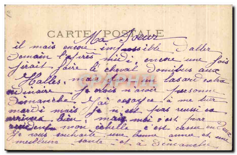 CPA Fantaisie Enfant Telephone  — Rückseite