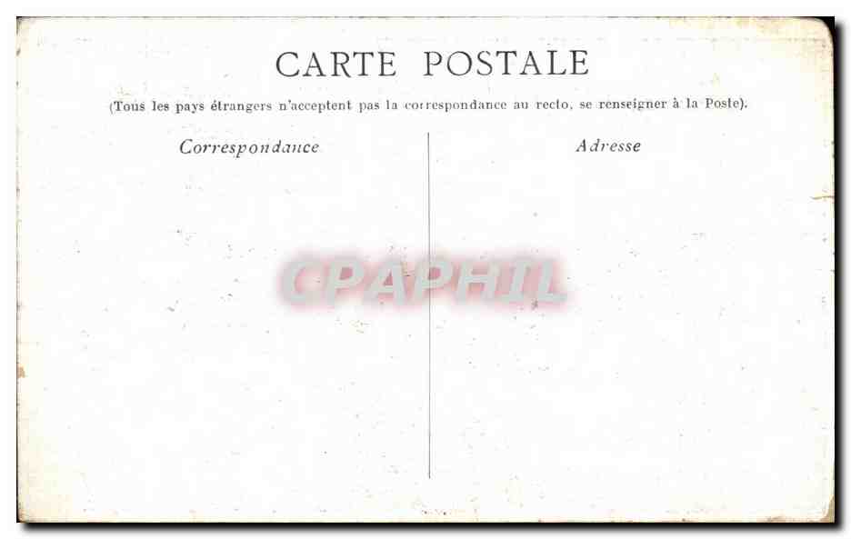 CPA Les petits metiers parisiens L'Homme Sandwich Paris  — Rückseite