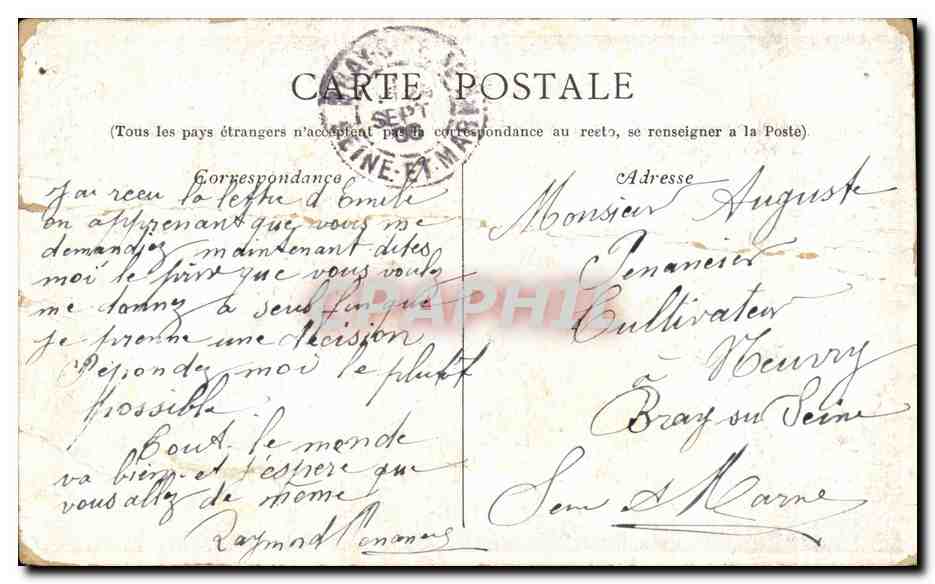 CPA Les petis methers parisiens Le Marchand de lacets — Rückseite