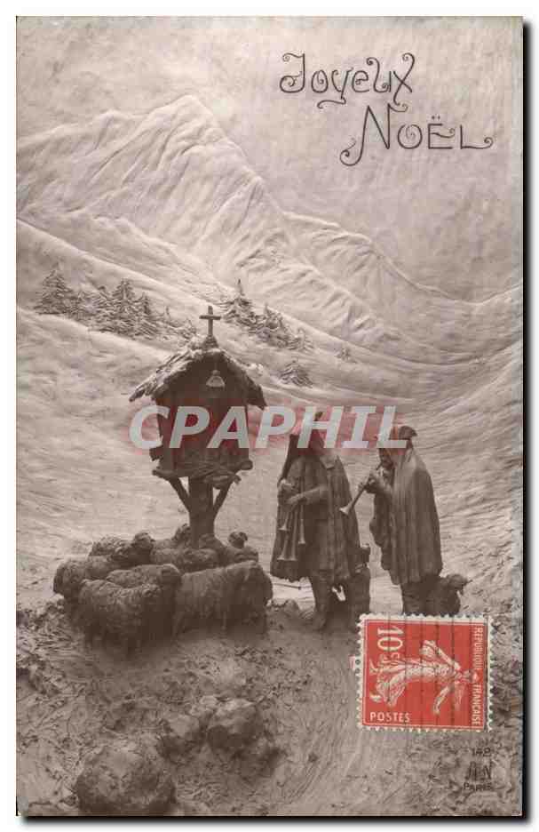 CPA Fantaisie Joyeux Noel