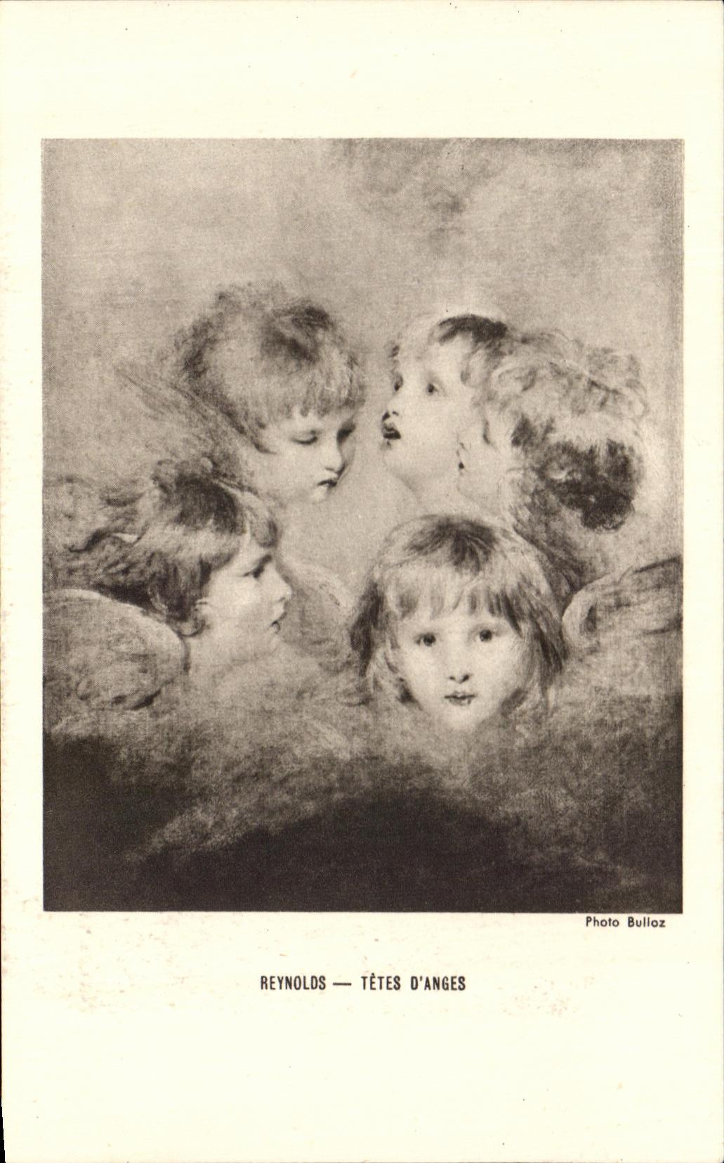 CPA Reynolds Tetes D'Anges Enfants