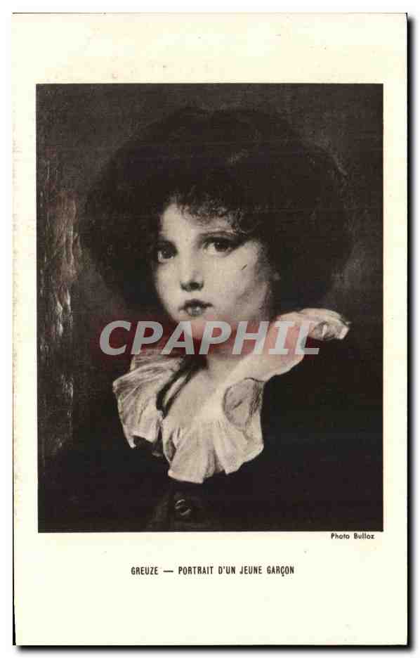 CPA Greuze Portrait D'Un Jeune Garcon