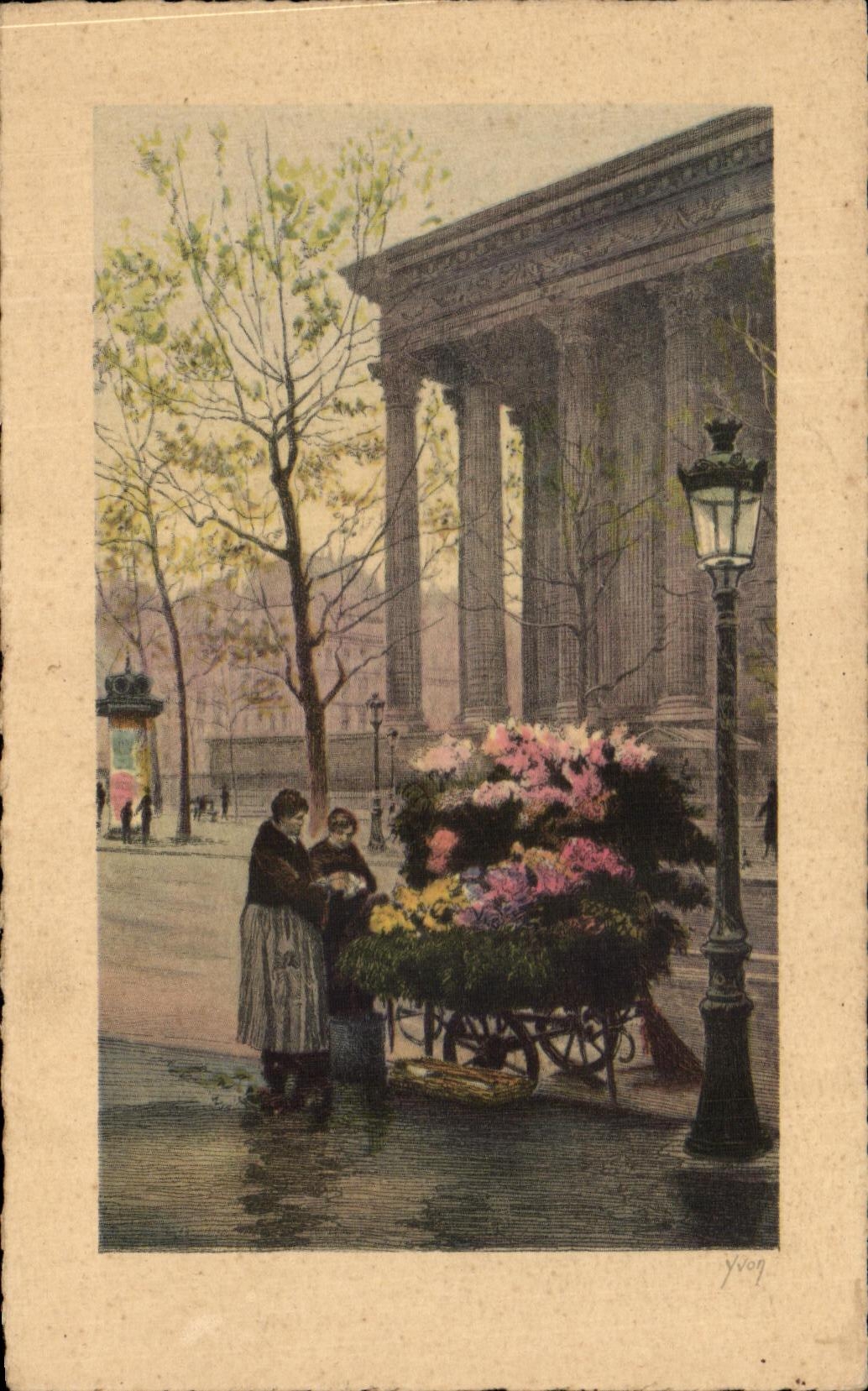 CPA Paris La Bouquetiere De La Madeleine