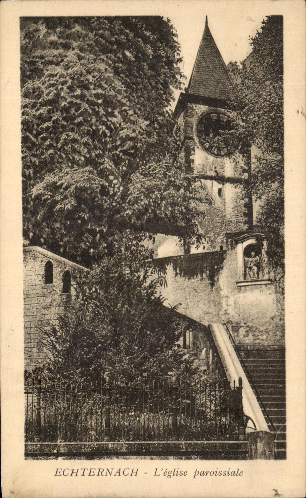 CPA Echternach L'Eglise Paroissiale Luxembourg