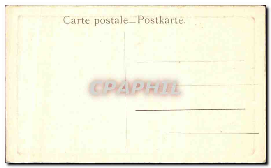 CPA Hommagns gutein Morgen Cheval — Verso