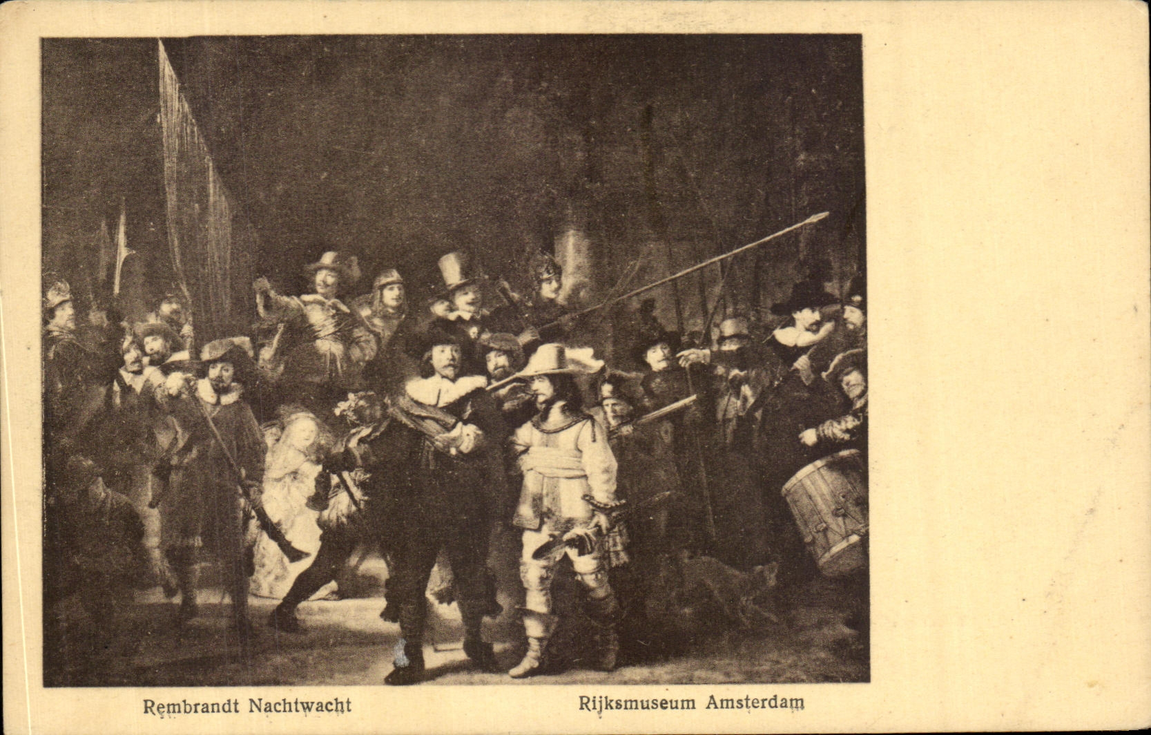 CPA Rembrandt Nachtwacht Rijksmuseum Amsterdam