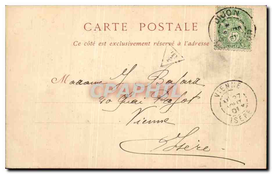CPA Dijon Abbaye Des Chartreaux Le Puits De Moise — Rückseite