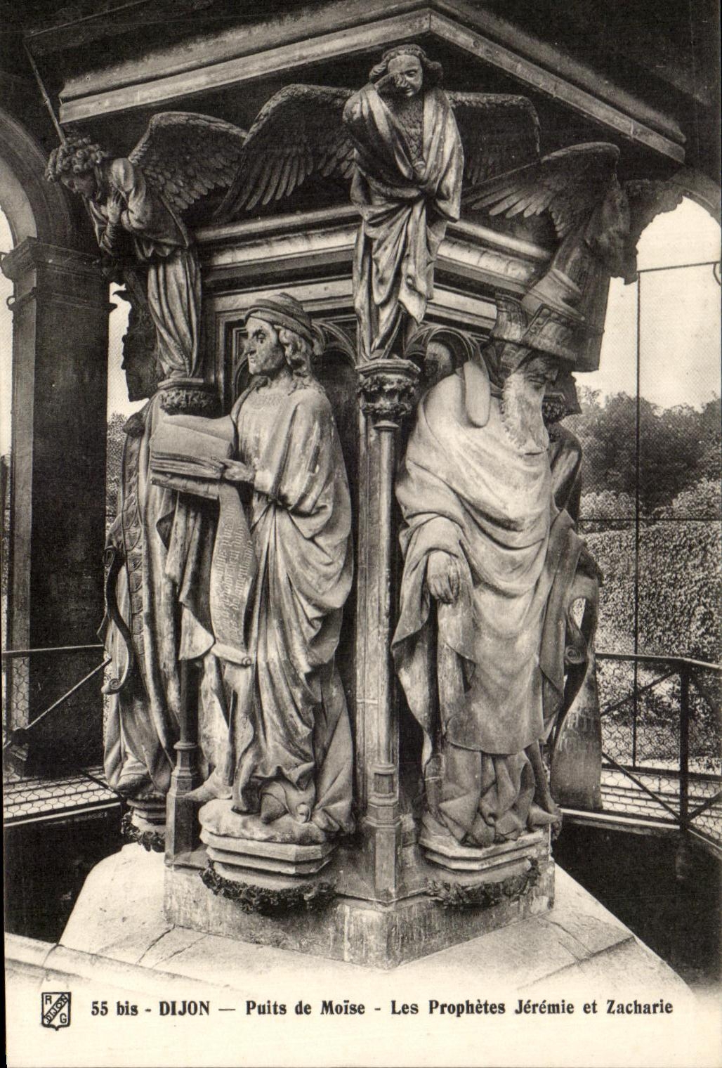 Dijon — Puits de Moïse — Les Prophètes Jérémie et Zacharie