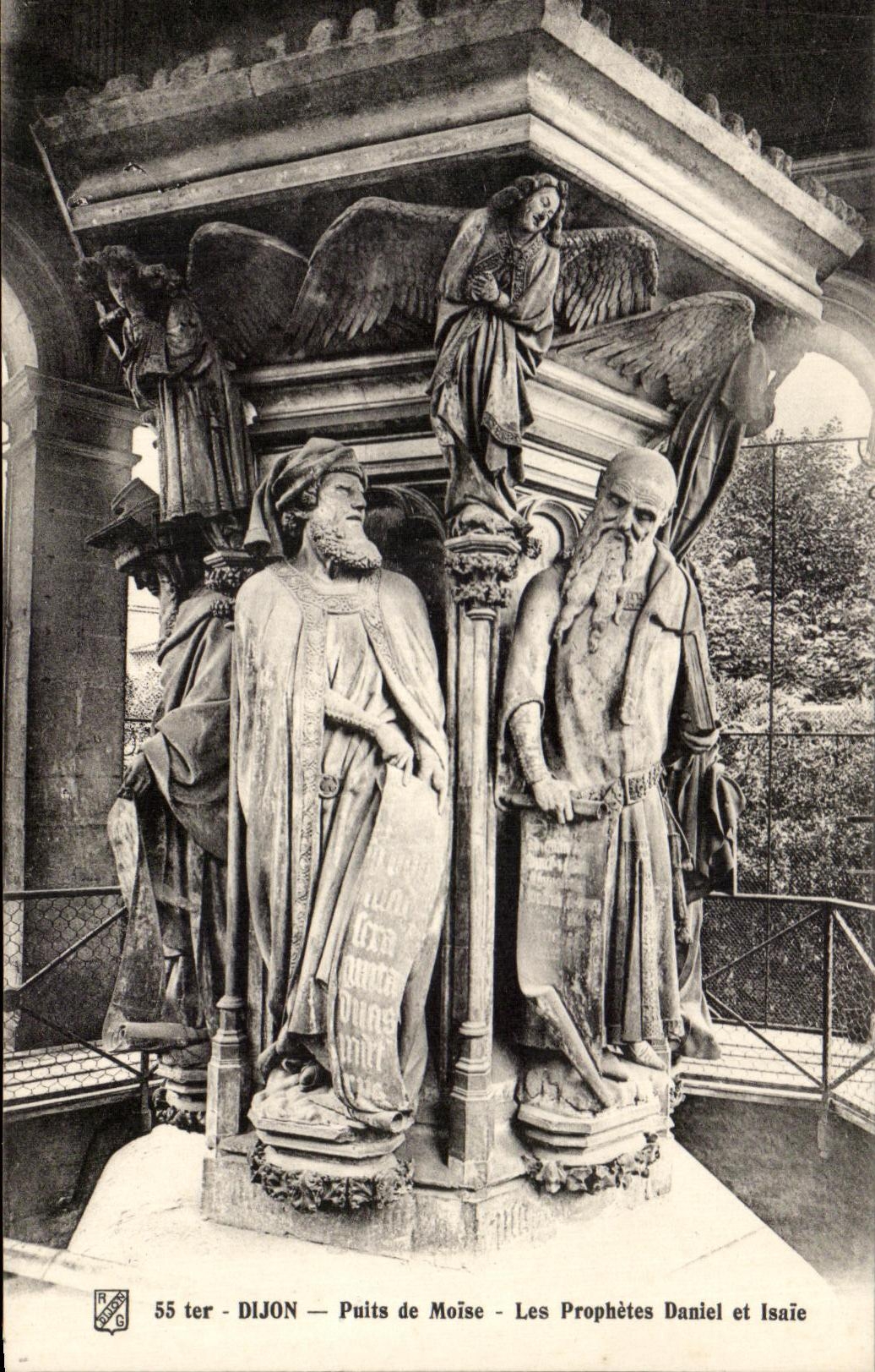 CPA Dijon Puits De Moise Les Prophetes Daniel Et Isaie