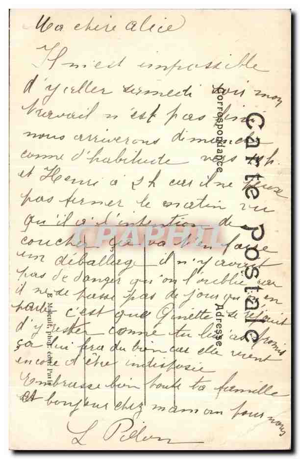 CPA Bois de Vincennes La Maison Forestiere et le Lac Daumesnil — Rückseite