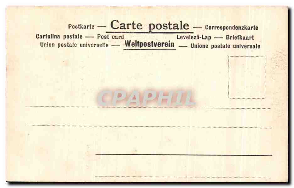 CPA Denner Ein alter Mann Wien  — Verso