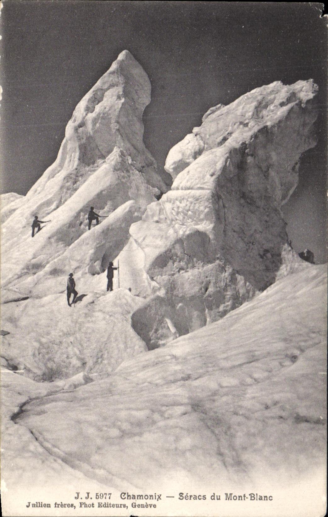 CPA Chamonix Seracs du Mont Blanc Alpinisme