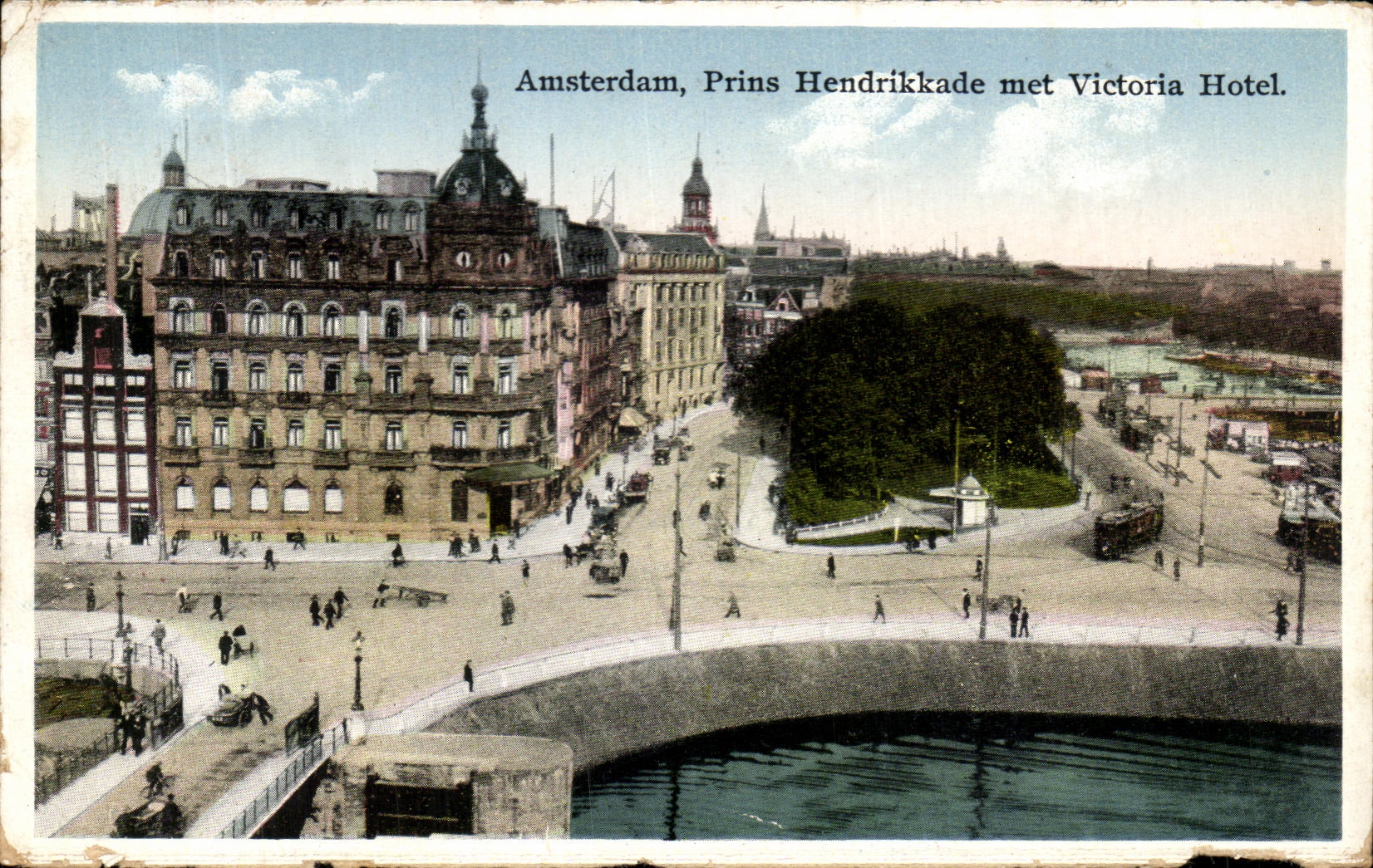 CPA Amsterdam Prins Hendrikkade Met Victoria Hotel