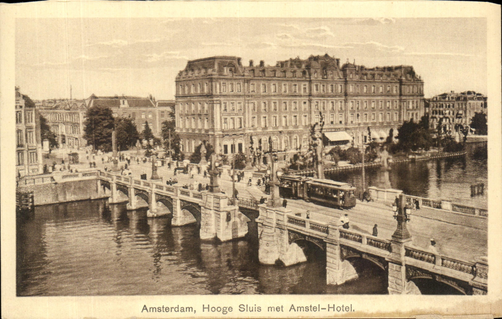 CPA Amsterdam Hooge Sluis Met Amstel Hotel