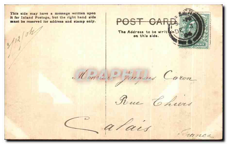 CPA Friar's Cragg Derwentwater — Verso