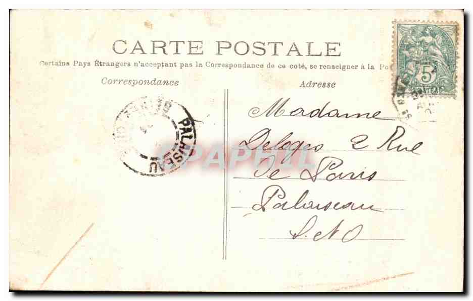 St-GERMAIN-en-LAYE — Parc du Château, le Jardin Anglais — éditeur T, n°27 — Rückseite