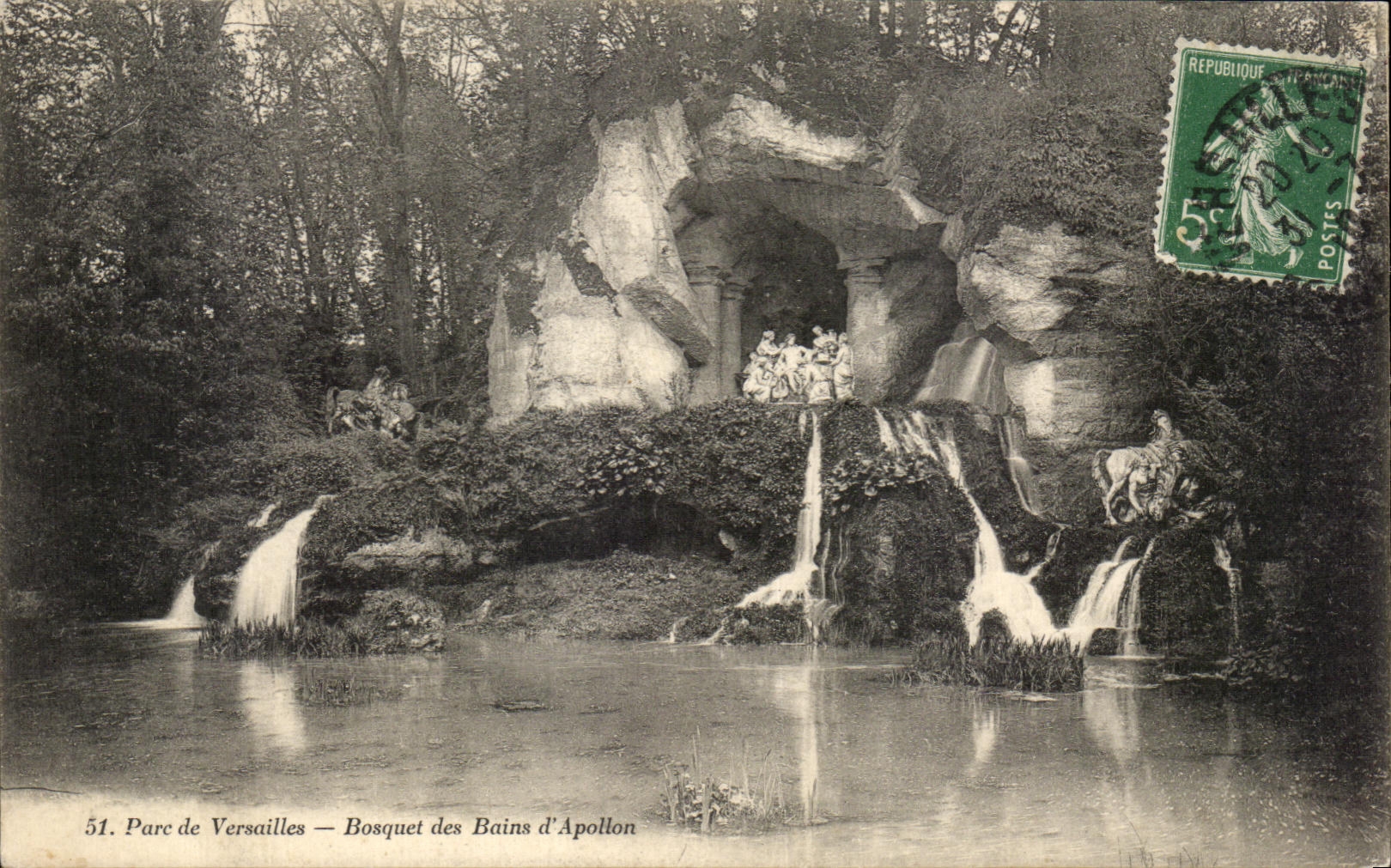 CPA Parc De Versailles Bosquet Des Bains D'Apollon