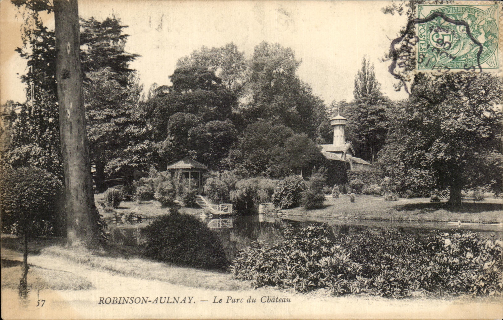 CPA Robinson Aulnay Le Parc Du Chateau