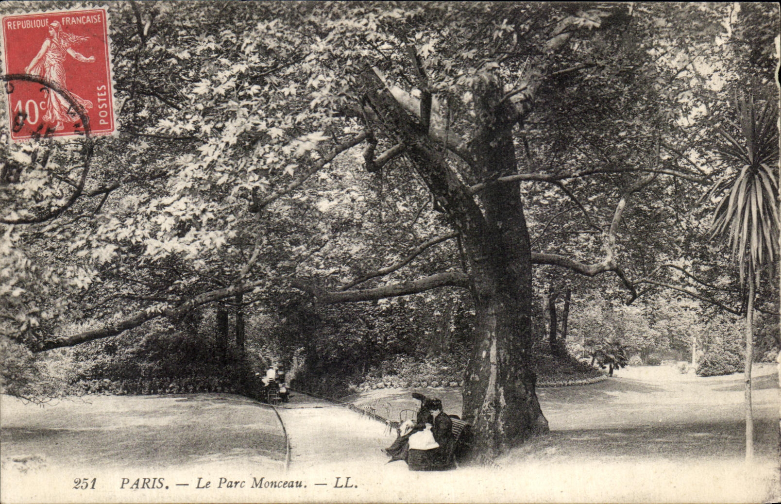 CPA Paris Le Parc Monceau