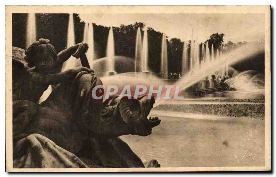 CPA Versailles Bassin De Neptune
