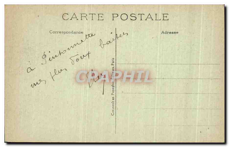 St-GERMAIN-en-LAYE — Le Pavillon Henri IV — Conférence de la Paix (10 septembre 1919) — Rückseite