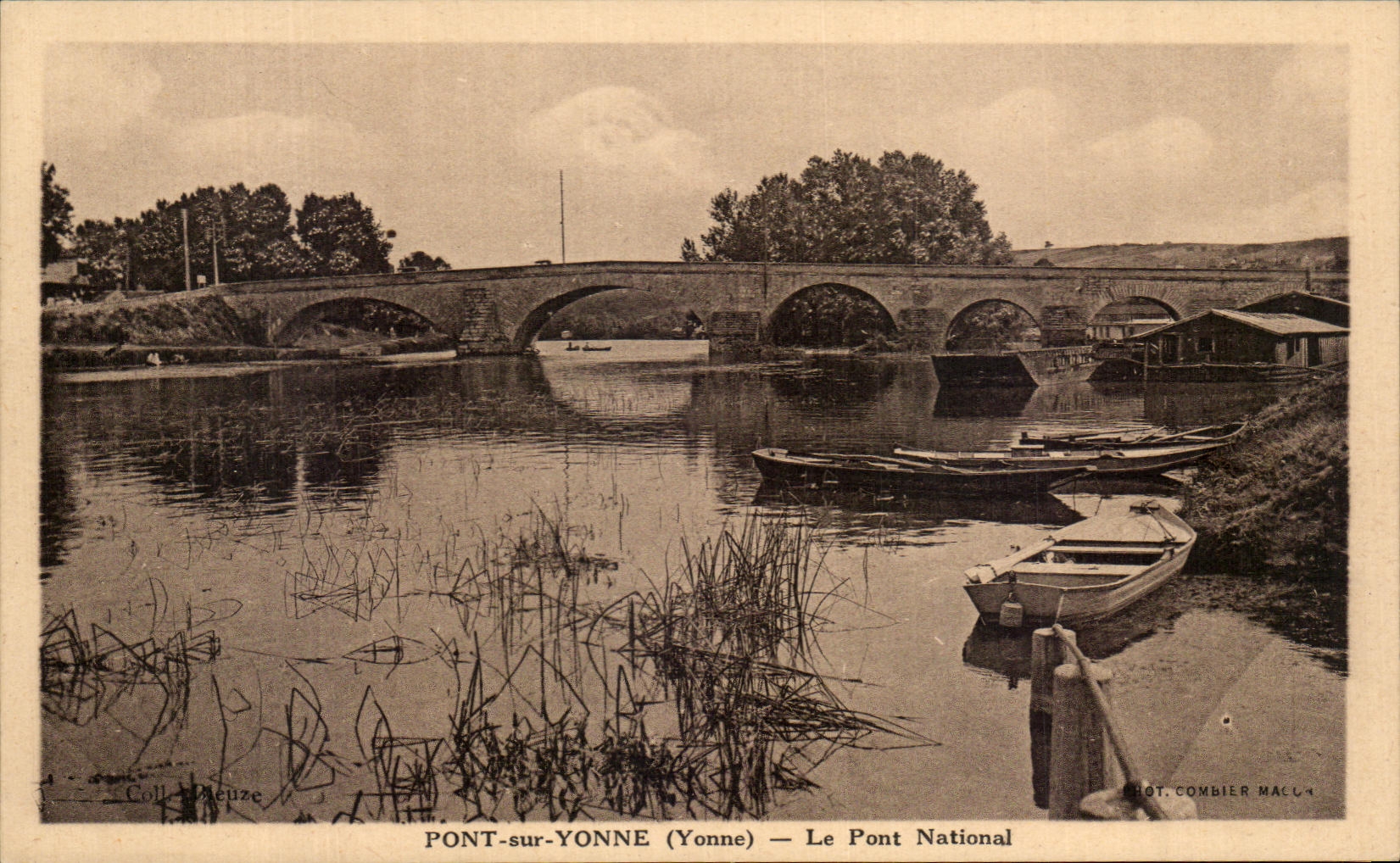 CPA Pont Sur Yonne Le Pont National