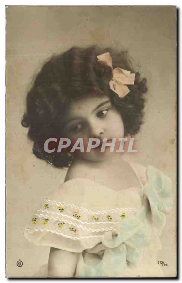 CPA Fantaisie Enfant Fille 