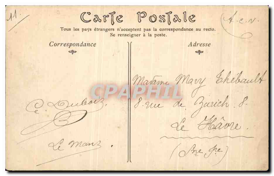 Saint-Ceneri-le-Gerei, la Chapelle — Les Alpes Mancelles — éditeur non identifié, n° 99 — Verso
