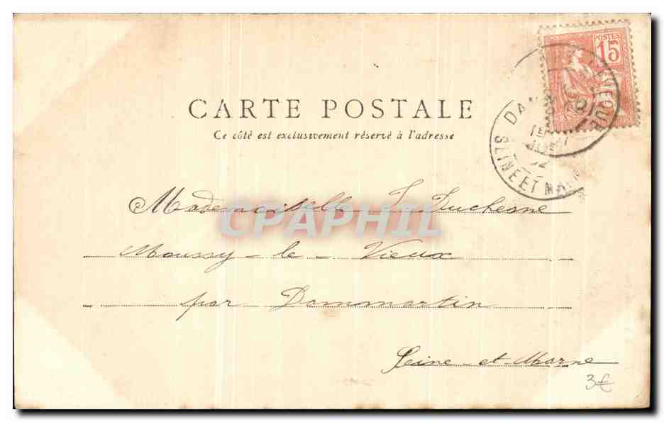 CPA La Ferte Bernard Porte De Ville — Rückseite