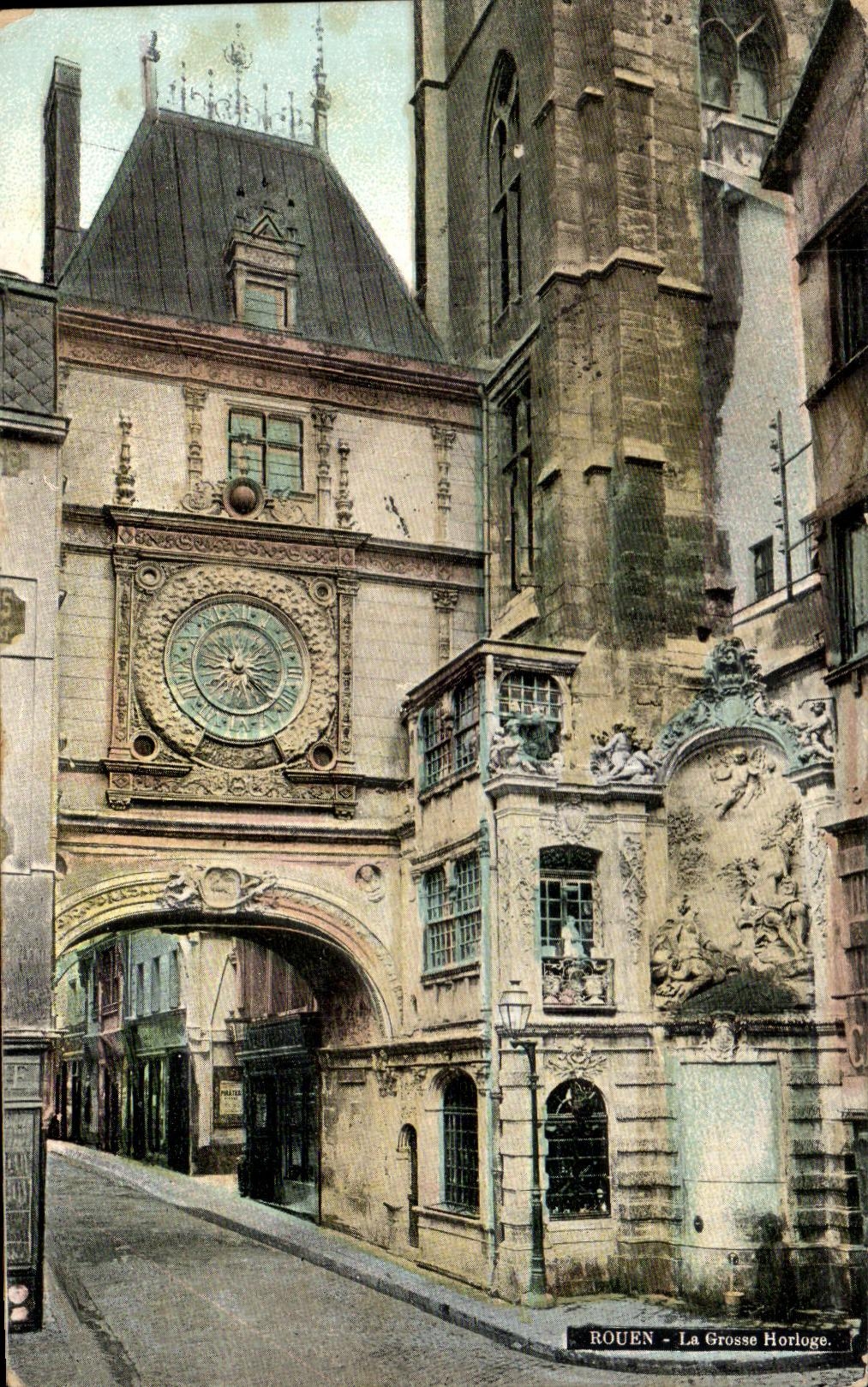 CPA Rouen la Grosse Horloge
