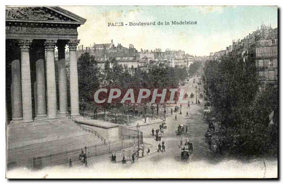 CPA Paris Boulevard de la Madeleine