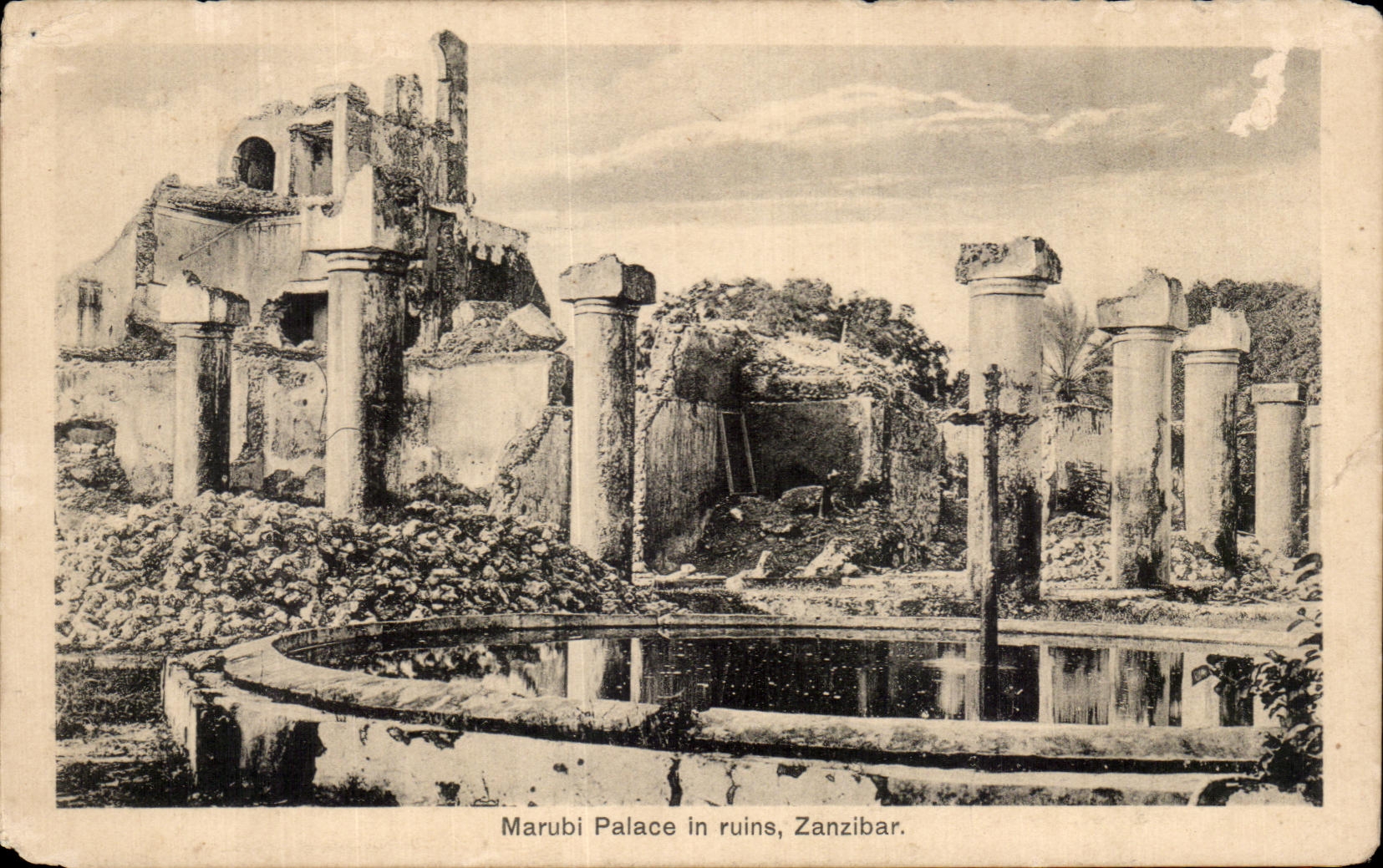 CPA Marubi Palace In Ruins Zanzibar