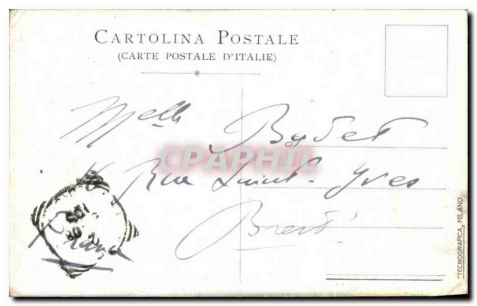 CPA Venezia Canal Grande — Rückseite