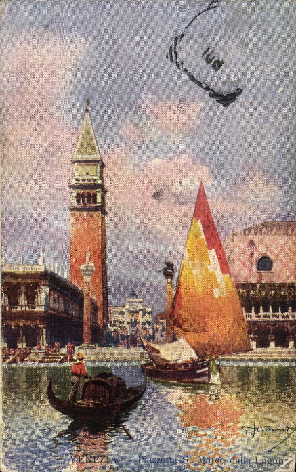 CPA Venezia Piazzetta St Mareo Dalla Laguna