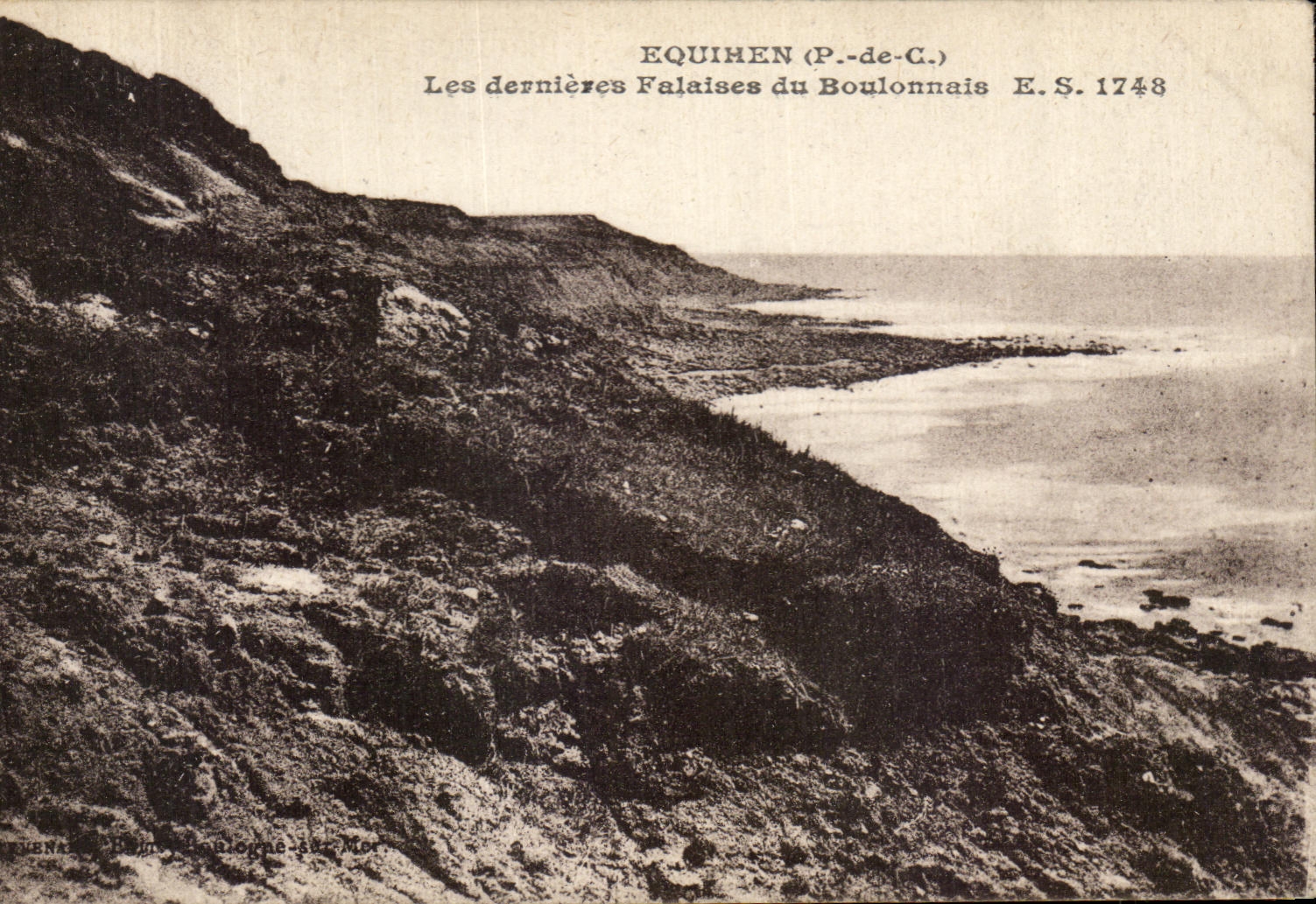 Equihen (P.-de-C.) — Les dernières Falaises du Boulonnais — E.S. 1748