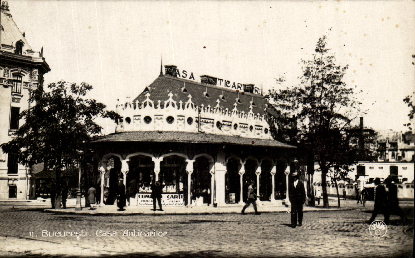CPA Bucuresti Casa antiecarilor Roumanie 