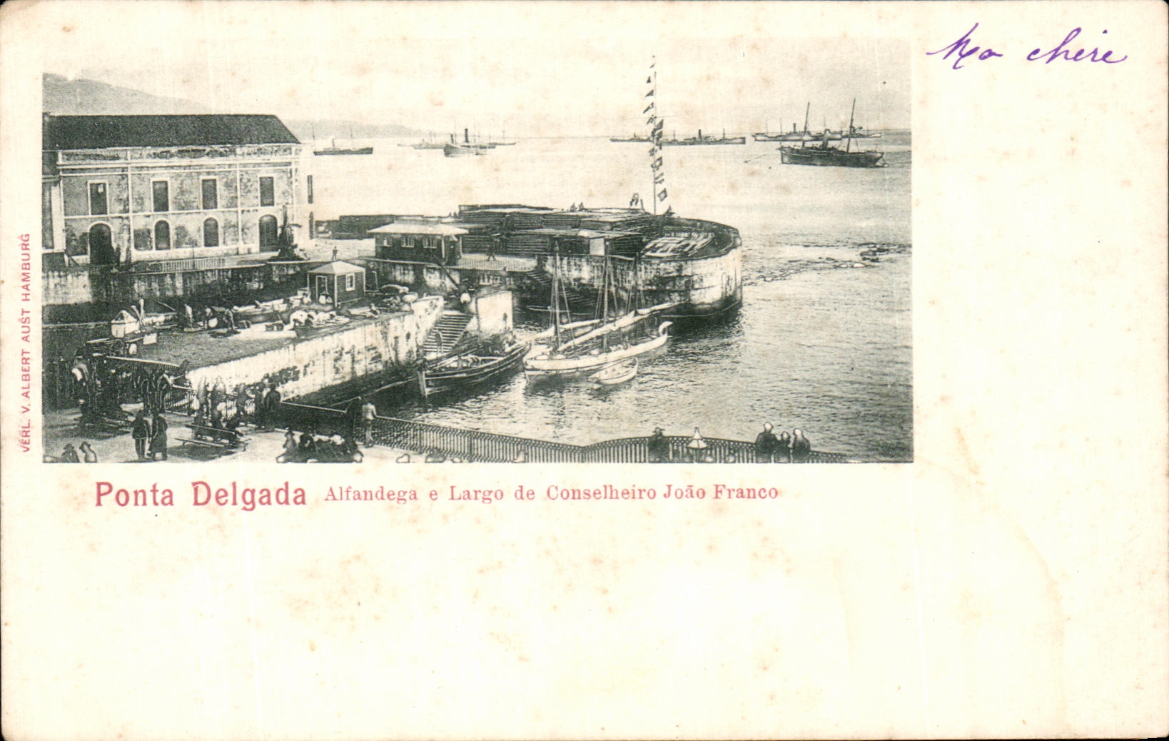 CPA Ponta Delgada Alfandega A Largo De Conselheiro Joa Franco 