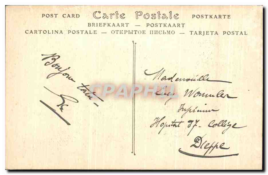 CPA Negro Homme de couleur  — Verso